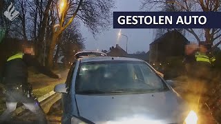 Politie  Gestolen auto  Aanhouding verzet  Dienst infra [upl. by Aynuat]