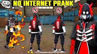 New Devil 😈 Bundle No Internet Prank 🚫 With Random Player In Lone Wolf  Garena Free Fire 🔥⚡ [upl. by Leiru903]