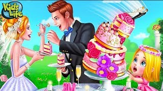 Fun games for kids wedding Planner  Dress up Makeup Cake amp design game for girls [upl. by Krasner]