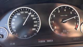 Bmw 740i F01 acceleration 50 200km  h [upl. by Ailefo7]