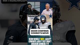 Deion Sanders Confirms Dallas Cowboys HC Job [upl. by Eunice455]