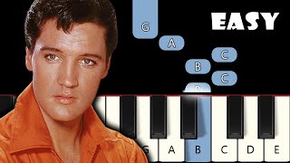 Elvis Presley  Wise Men Say  EASY PIANO TUTORIAL  Slow Speed [upl. by Theadora]