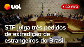 🔴 STF ao vivo Supremo julga pedidos de extradição de estrangeiros acusados no Brasil [upl. by Mirabelle195]