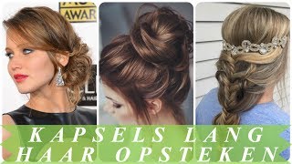 Stoere rommelig opgestoken haar dames [upl. by Cele]