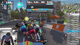 Zwift  Race Community Racing Festival  SZR  Downtown Dolphin B [upl. by Elbam]