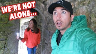 CREEPY OLD ABANDONED CEMETERY IN IRELAND w mom CHASED OUT [upl. by Scevour]