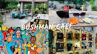 A Must Visit Place In Abidjan  Bushman Cafe  Abidjan  Ivory Coast 🇨🇮 [upl. by Wirth]