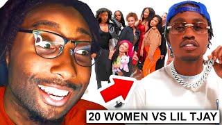 20 WOMAN VS 1 RAPPER  LIL TJAY Reaction [upl. by Wandie]