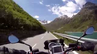 Moto Guzzi Griso 1200 SE Silvretta Hochalpenstrasse von Partenen nach Galtür [upl. by Ardiekal]