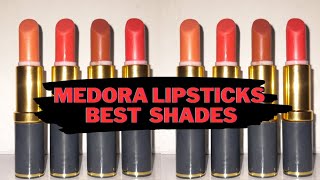 Medora lipstick shades with numbers  Medora lipsticks  Medora [upl. by Troth783]