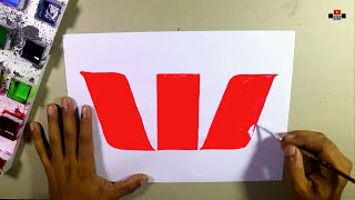 How to draw the Westpac logo [upl. by Entwistle]