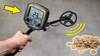 Prueba de profundidad Detector de Metales Minelab Manticore DMT manticore Egecoldepth test [upl. by Falconer]