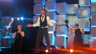 Alexander Rybak Norway 2009 rehearses before the Melodi Grand Prix final [upl. by Reemas797]