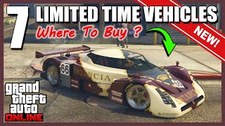 LAST CHANCE 7 Limited Time Vehicles Purchasable Through September 25  GTA 5 Online [upl. by Melinda910]