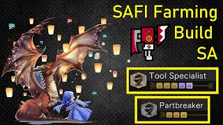 SAFI Farming Build Switch Axe  Tool Specialist 5 Always grapple on the Monster  MHW Iceborne [upl. by Amato]