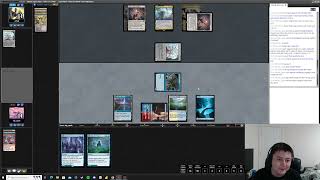 Izzet Wizards 8 Delver VS Eldrazi  MTGO Modern League I open 4 packs during match [upl. by Ydnim]