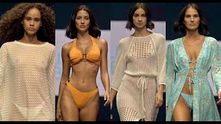 MELISSA ODABASH SWIMWEAR BEACHWEAR SS24 Gran Canaria Swim Fashion Week in 4K [upl. by Brig]