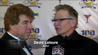 David Leisure Celebrity Interview at Night of 100 Stars [upl. by Llemmart375]