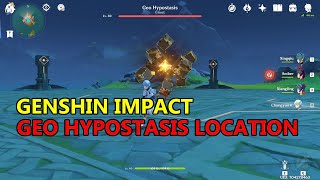 Geo Hypostasis Genshin Impact Location [upl. by Mateya]