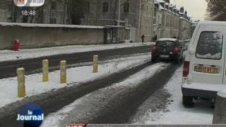 Neige un lundi au ralenti IndreetLoire [upl. by Ling]