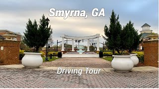 Smyrna  Driving Downtown  Georgia USA [upl. by Corwun]