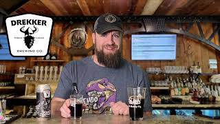 Drekker Brewing  Peanut Butter Milk Stout Review beer beerreview [upl. by Eannyl]