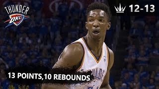 Hasheem Thabeet CareerHigh Full Highlights vs Bobcats  13 points 10 rebounds 11262012 [upl. by Niffirg109]