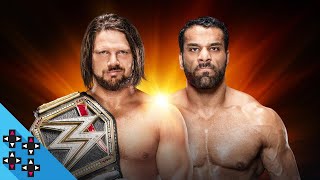 WWE Clash of Champions AJ Styles vs Jinder Mahal  WWE Championship Match  WWE 2K18 Match Sims [upl. by Tloh536]