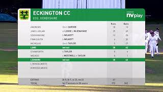 Eckington CC 1st v Chesterfield 1st [upl. by Hazlip]