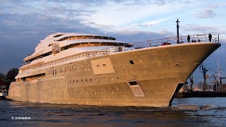 OPERA Project SASSI  float out of the brand new LÜRSSEN superyacht at BlohmVoss  4KQualityVideo [upl. by Taylor981]