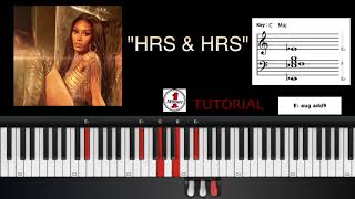 quotHRS AND HRSquot Muni Long 1 Minute Piano TUTORIAL [upl. by Aciretahs]