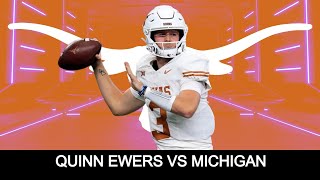 Quinn Ewers vs Michigan  2025 NFL Draft Film [upl. by Firman99]