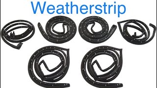 Replacing weatherstrip [upl. by Belsky]