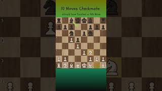 10 Move Queen Gambit Declined checkmate in style quickchess [upl. by Llennahs444]