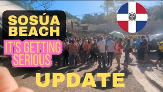 BREAKING  Demolition Of Sosua Beach Vendors And a Tour Of The Streets [upl. by Lessur]