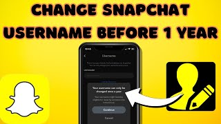 How To Change Snapchat Username Without Waiting For 1 Year 2024 [upl. by Rani]