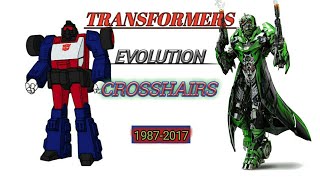 CROSSHAIRS Evolution in Cartoons Movies and Video Games 19872017  Transformers [upl. by Eedissac]