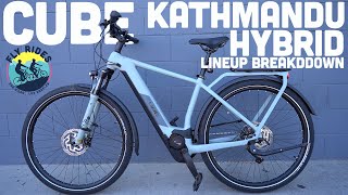 Kathmandu Hybrid Lineup Breakdown Reviews on Cube Kathmandu Hybrid 2021 Electric Bikes [upl. by Hctim]