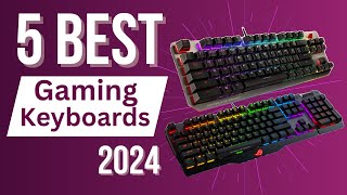 5 best gaming keyboards 2024 reviews  Check the best price on Amazon [upl. by Ytinirt]