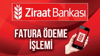 Ziraat Bankası Fatura Ödeme Nasıl Yapılır  Elektirik  Su  Doğalgaz  Telefon ziraatbankası [upl. by Orva]