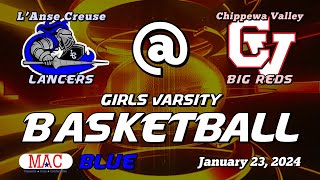 2024 Girls Basketball  LAnse Creuse  Chippewa Valley [upl. by Au]