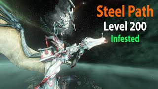 Warframe Steel Path Solo Survival 1 hour vs Infested  MIRAGE PRIME amp KUVA OGRIS amp Builds [upl. by Airamanna]