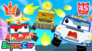 TOP 10 Rescue Car Cartoons of The Channel Lets Watch  Police Car amp Fire Truck amp MORE For Kids [upl. by Nylekcaj77]