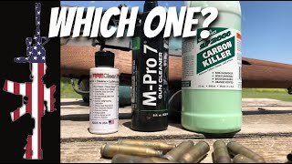 Gun Cleaners  MPro 7 vs Slip 2000 vs Fire Clean vs Hoppes 9 [upl. by Dlabihcra]