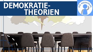 Demokratietheorien  Identitätstheorie Konkurrenztheorie amp Pluralismustheorie erklärt  Politik [upl. by Lennod]