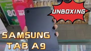 UNBOXING SAMSUNG GALAXY TAB A9 MALAYSIA VERSION [upl. by Cogen]