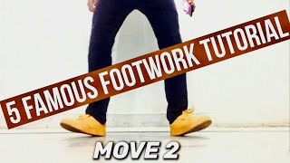 Shuffle Dance Tutorial Famous Footworks [upl. by Garrison614]