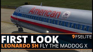 Leonardo SH Fly The Maddog X The FSElite First Look Start Up [upl. by Oralla]