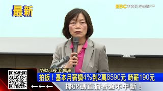 新！基本月薪調到2萬8590元 時薪增7元至190元 57ETFN [upl. by Lenoyl]