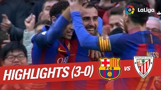 Resumen de FC Barcelona vs Athletic Club 30 [upl. by Screens]